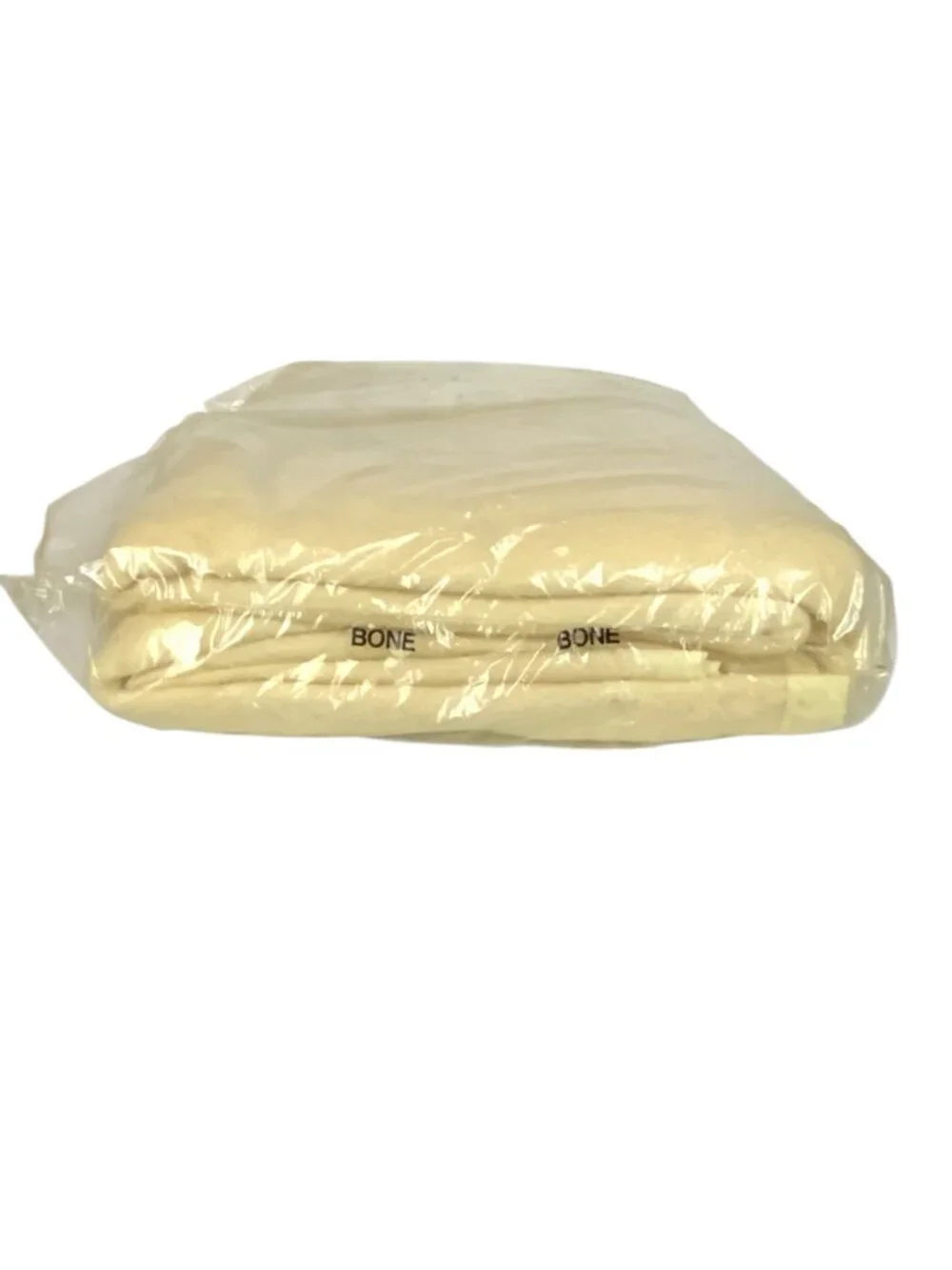 Vintage Royal Rest Polyester Blanket Satin Trim King Queen Bone Made in USA